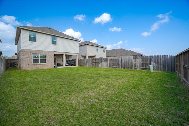 452 Long Beach Bay Dr, Katy, TX 77493 - back of house with a patio and brick siding
