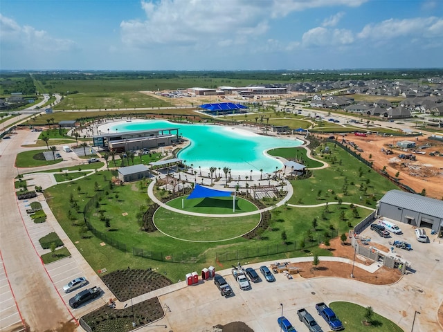 452 Long Beach Bay Dr, Katy, TX 77493 - bird's eye view of a pool area