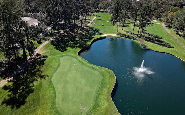 279 Capetown, Conroe, TX 77356 - bird's eye view of a large body of water and a local golf course