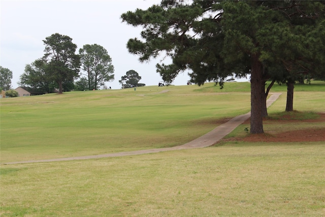 27 Westwood Dr W, Trinity, TX 75862 - view of property's community with a lawn and golf course view