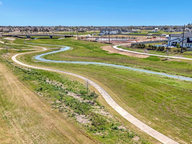 aerial view featuring a residential view