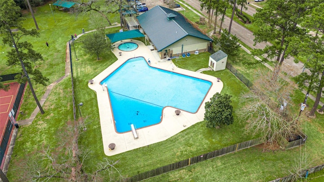 aerial view