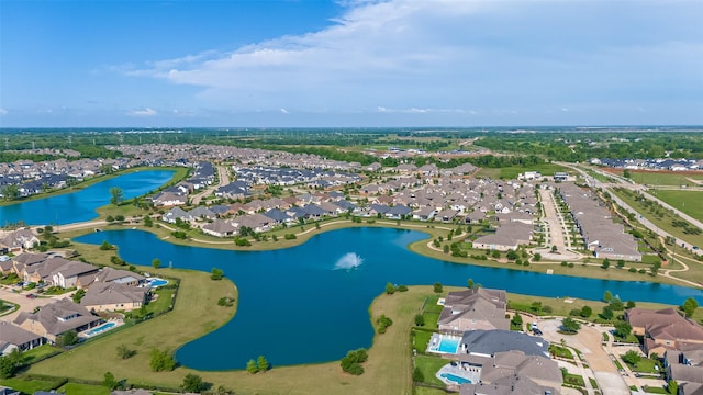 2006 Deer Vly, Missouri City, TX 77459 - bird's eye view with a water view and a residential view