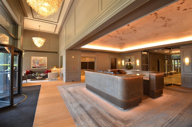 view of community lobby