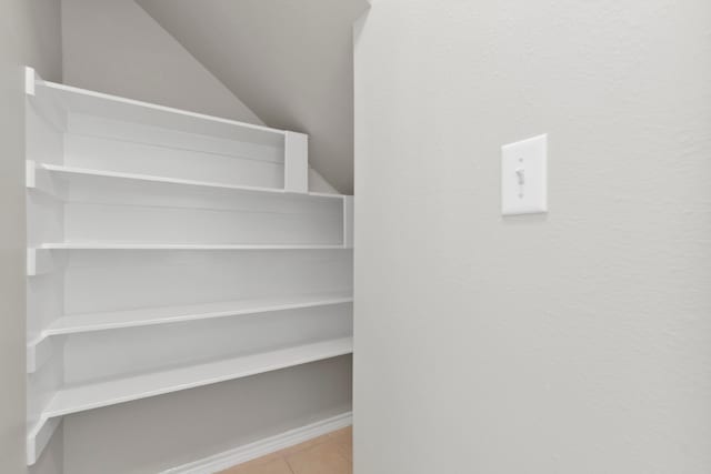 view of storage area