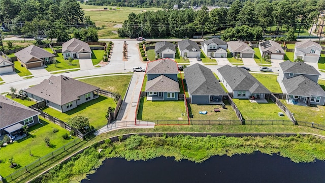 bird's eye view featuring a residential view