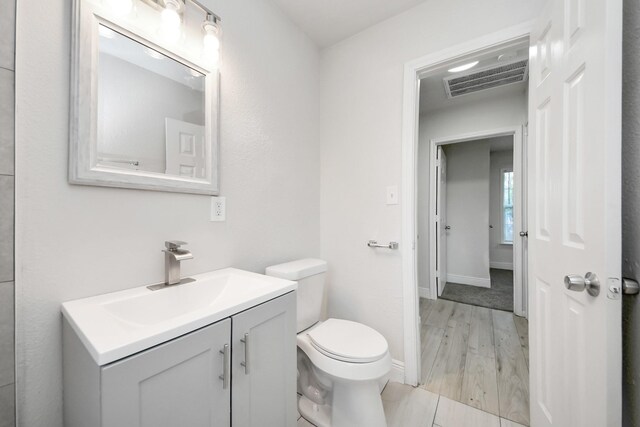 8014 Crestview Dr, Houston, TX 77028 - bathroom with vanity and toilet