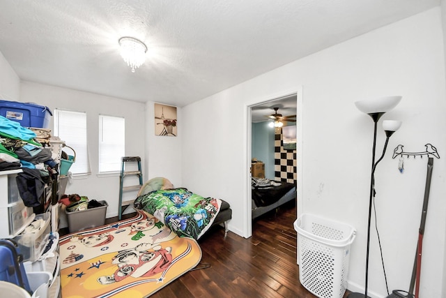 bedroom featuring hardwood / wood-style floors