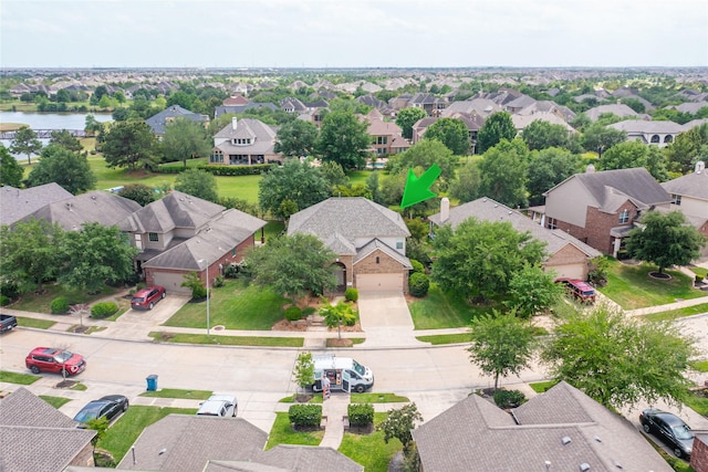 18823 Cove Mill Ln, Cypress, TX 77433 - aerial view of residential area featuring a nearby body of water