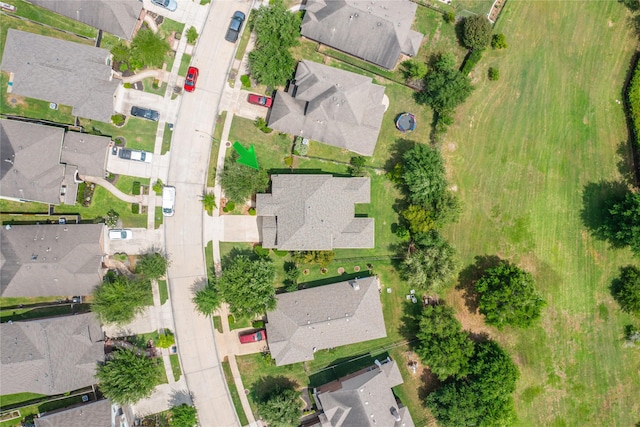 bird's eye view featuring a residential view