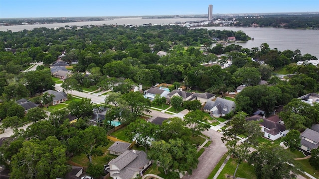 302 Hickory Ridge Dr, El Lago, TX 77586 - bird's eye view with a residential view and a water view