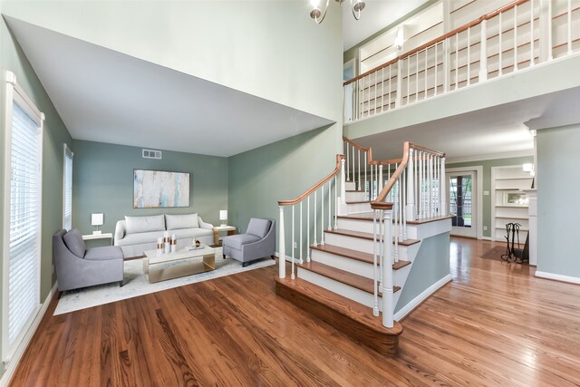 302 Hickory Ridge Dr, El Lago, TX 77586 - interior space with wood finished floors and baseboards