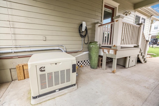 exterior space featuring a power unit