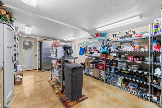 view of storage area