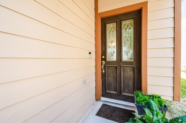 view of entrance to property