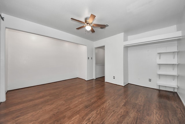 7954 Grove Ridge Dr, Houston, TX 77061 - interior space featuring wood finished floors and ceiling fan
