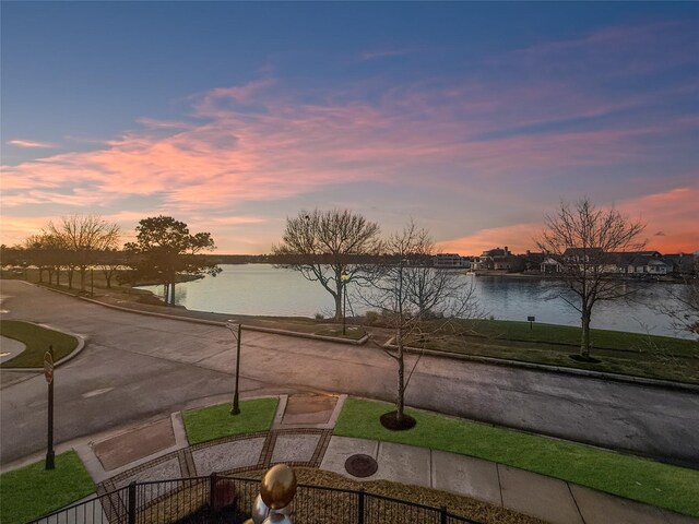 property view of water