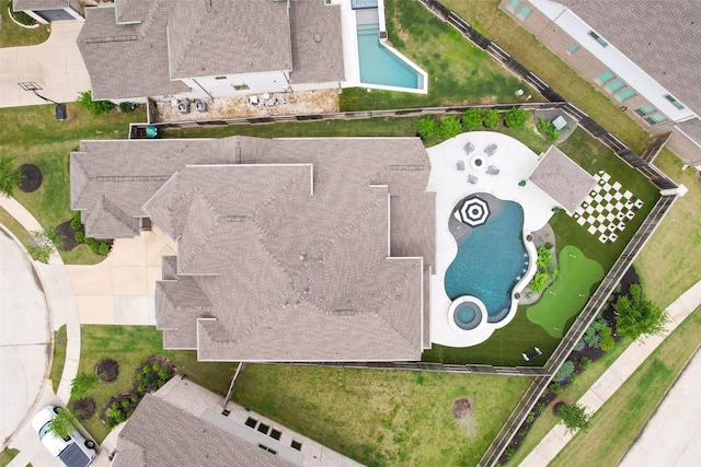 drone / aerial view