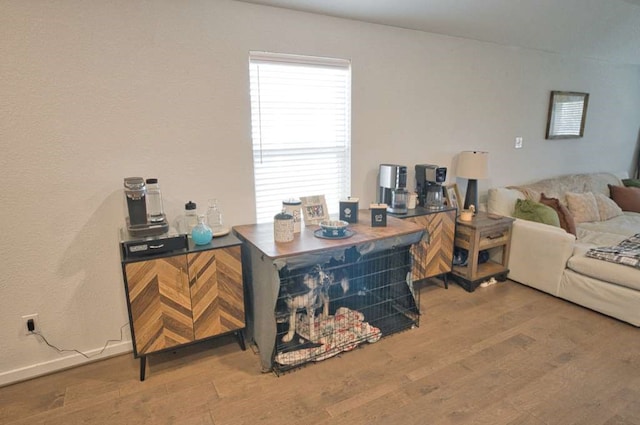 219 Lisa Marie Dr, Angleton, TX 77515 - living area with wood finished floors