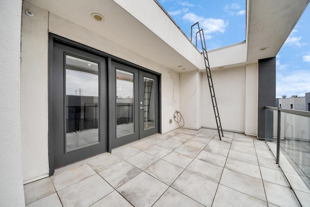 1512 Malone St, Houston, TX 77007 - view of patio / terrace with french doors