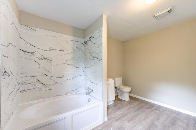 808 State Highway Loop 393, Goodrich, TX 77335 - bathroom with wood finished floors, toilet, and vanity