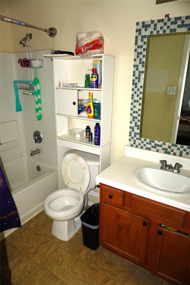 1120 Verde Trails Dr, Houston, TX 77073 - bathroom with vanity and shower / washtub combination