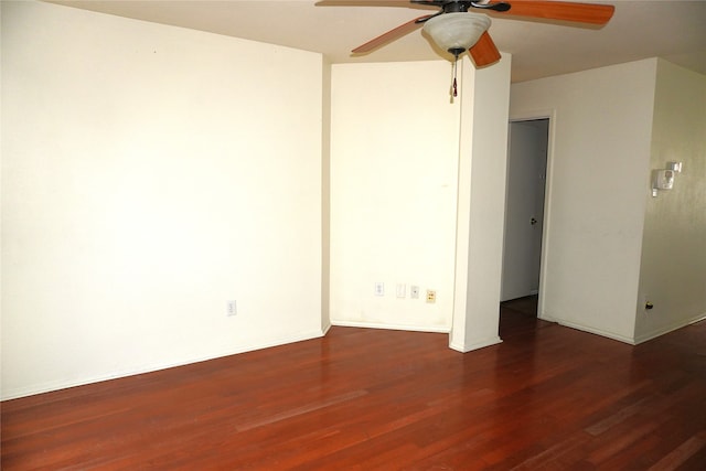 1120 Verde Trails Dr, Houston, TX 77073 - empty room with a ceiling fan and wood finished floors