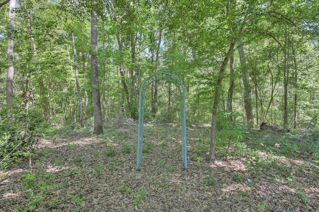 view of local wilderness with a view of trees
