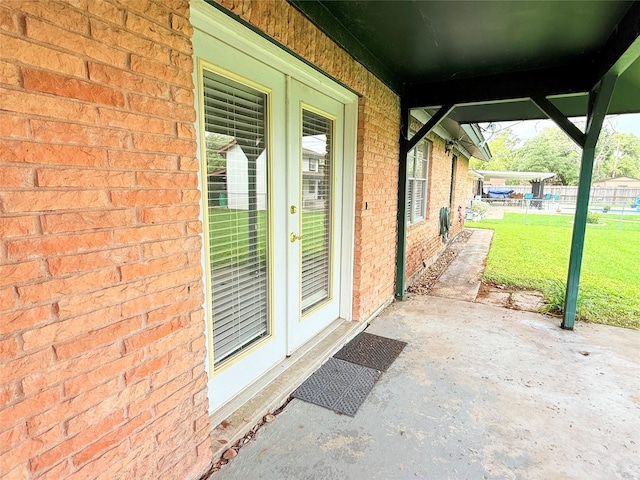 1206 Kent St, Sweeny, TX 77480 - view of patio featuring fence