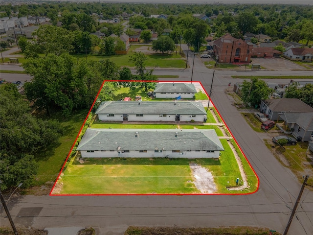 aerial view featuring a residential view