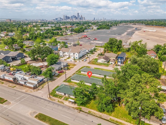 bird's eye view featuring a residential view and a city view
