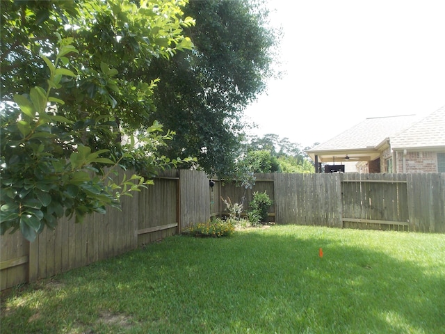 23423 Tavola Rosa Dr, New Caney, TX 77357 - view of yard with a ceiling fan
