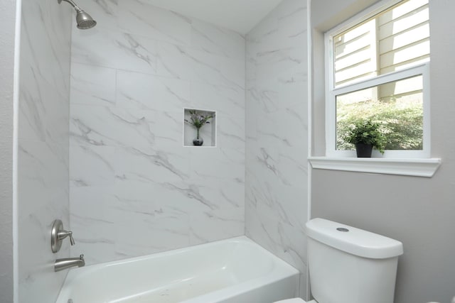 10654 Mayfield Rd, Houston, TX 77043 - full bathroom featuring toilet and bathtub / shower combination