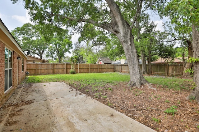 10654 Mayfield Rd, Houston, TX 77043 - view of yard with a patio area and a fenced backyard