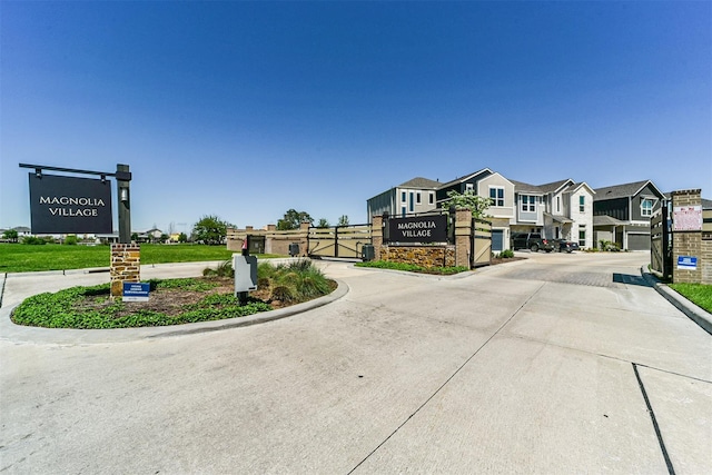 3105 Magnolia Knoll Ln, Houston, TX 77080 - view of street with curbs, a gated entry, and a residential view