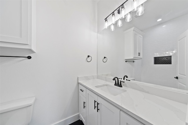 4519 Teton St, Houston, TX 77051 - bathroom with toilet and vanity
