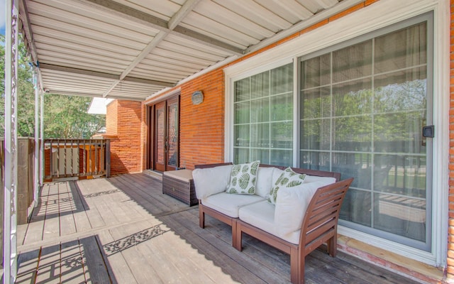15708 Acapulco Dr, Jersey Village, TX 77040 - view of wooden deck
