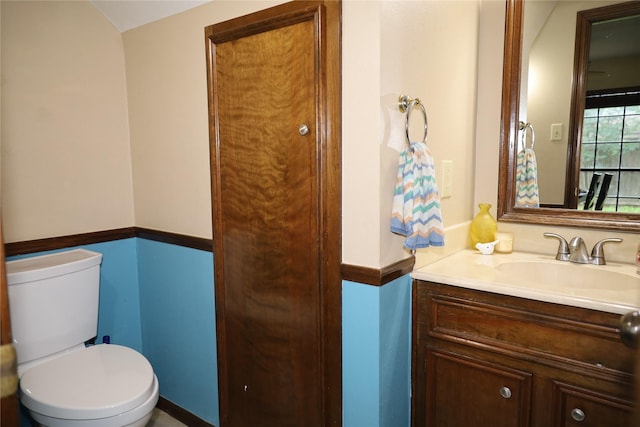 9948 Twin Shores Dr, Willis, TX 77318 - half bath featuring vanity and toilet