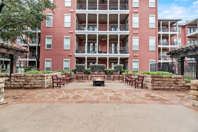 view of property's community