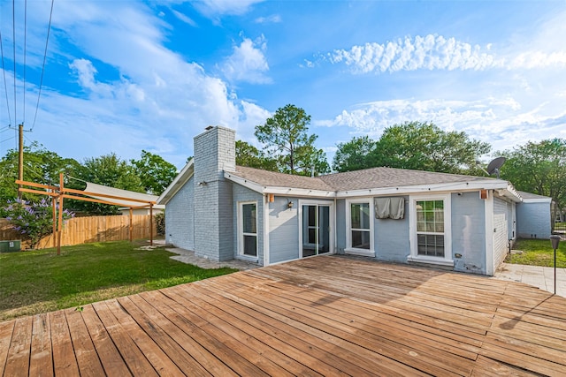 7730 Maple Tree Dr, Houston, TX 77088 - view of deck