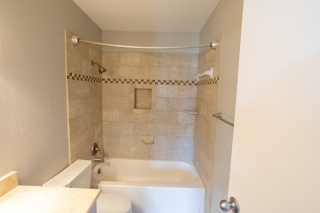 2025 Augusta Dr Unit 208, Houston, TX 77057 - full bath with vanity, tub / shower combination, and toilet