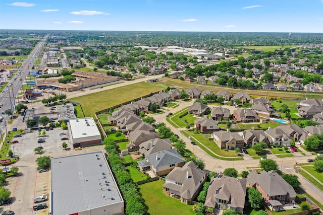 514 Whitney Oaks Ln, Stafford, TX 77477 - bird's eye view featuring a residential view
