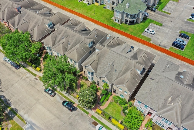 13611 Brookbluff Ln, Houston, TX 77077 - birds eye view of property featuring a residential view