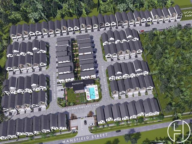 drone / aerial view