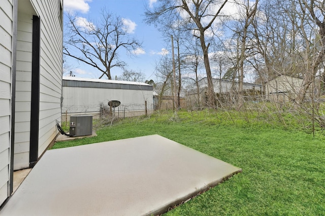 8685 Sassafras St, Willis, TX 77318 - view of yard with a patio area and cooling unit