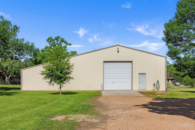 324 Howard St, Sealy, TX 77474 - view of outdoor structure with dirt driveway and an outbuilding