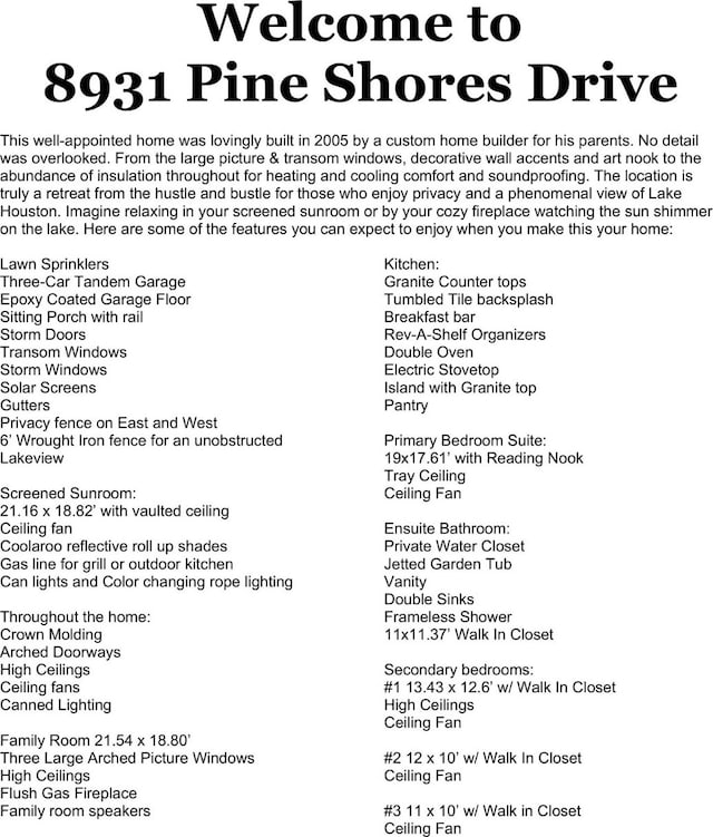 8931 Pine Shores Dr, Humble, TX 77346 - view of miscellaneous listing collateral