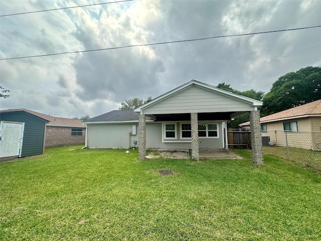 8818 Fern Valley Dr, Houston, TX 77044 - view of rear view of house