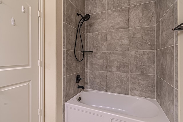 bathroom featuring bathtub / shower combination