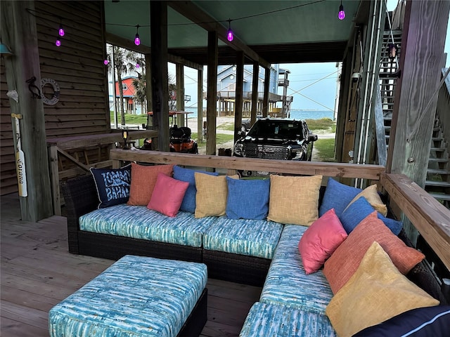 view of deck